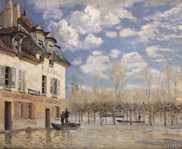 Alfred Sisley Flood at Port-Marly Germany oil painting art